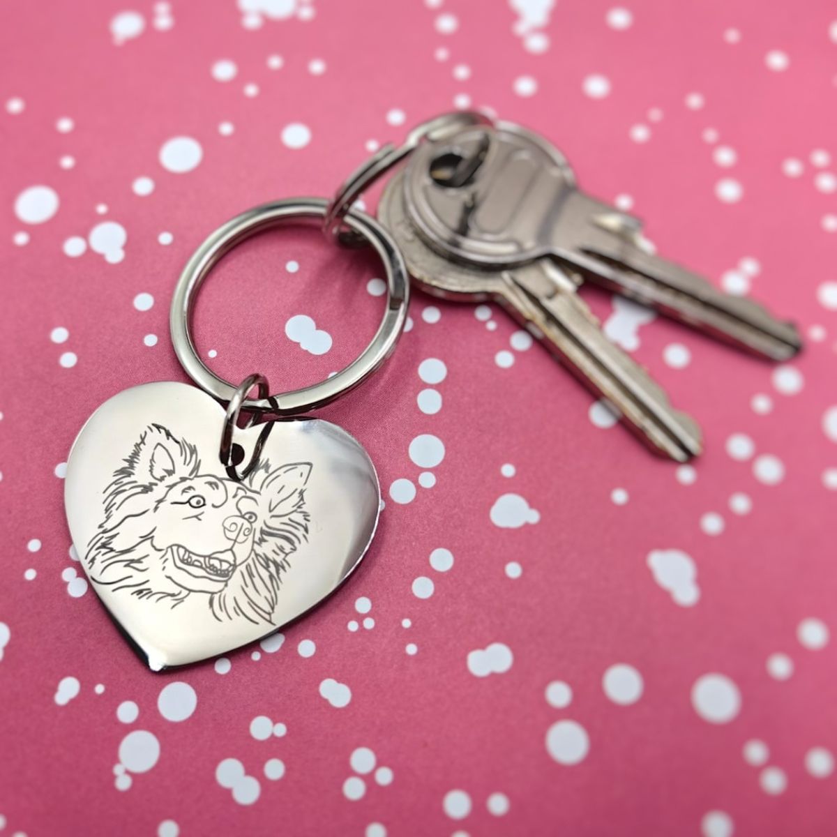 miniko obesek za ključe krog