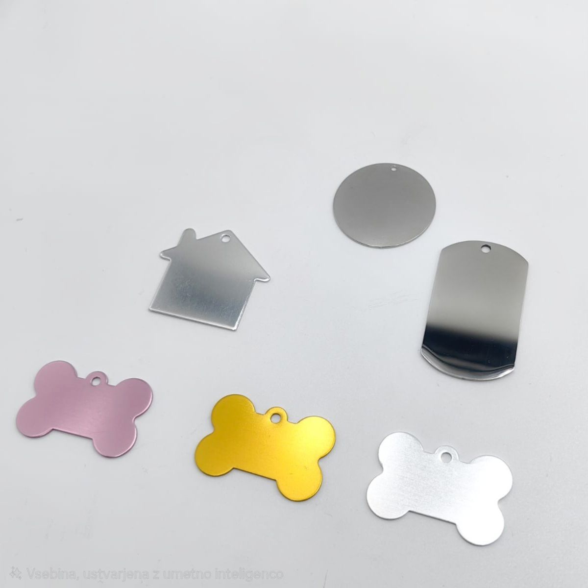 miniko obesek za ključe krog